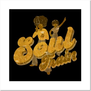 VINTAGE SOUL TRAIN DANCING VECTOR Posters and Art